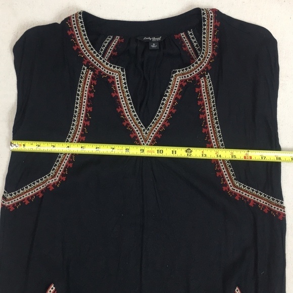 Lucky Brand Teagan Beaded Embroidered Tunic - Picture 6 of 8
